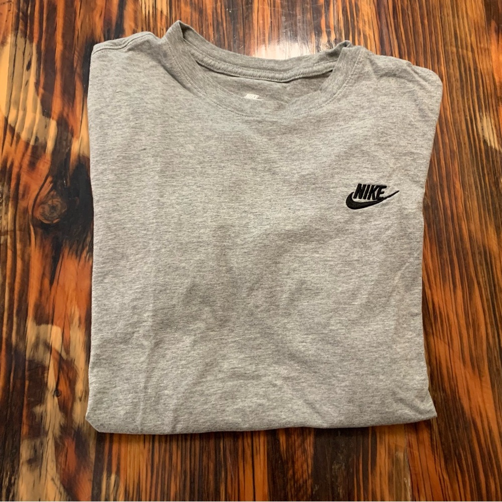 Nike grey cotton shirt. Size Large